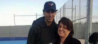 Nadal Pidi un autografo a la autora de 'Podemos tener esperanza'