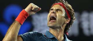 Roger Federer sue�a con una final suiza en Melbourne