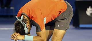 Rafael Nadal: Mi espalda se qued� clavada en el calentamiento