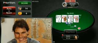 VIDEO: Así jugó Rafa Nadal a poker en las mesas Zoom el pasado 31 de Enero