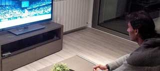 Rafa Nadal sufre con la Davis desde su casa