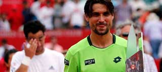 David Ferrer, reemplazante de Rafael Nadal, grit campen en el ATP de Buenos Aires