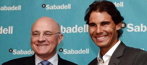 Rafa Nadal ya es el nuevo embajador del Banco Sabadell