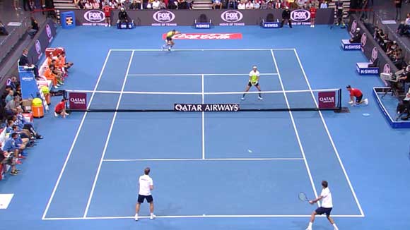 Gran Punto de Nadal y Dodig en la Liga IPTL (Aces vs Mavericks)