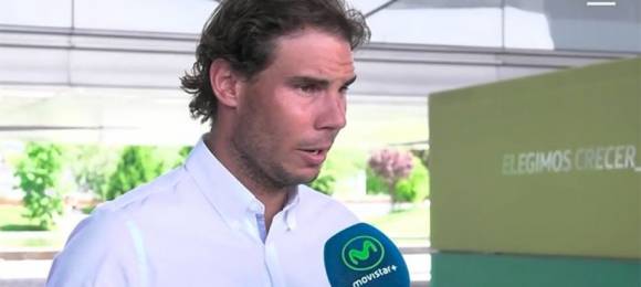Rafa Nadal habl sobre su lesin a los micrfonos de Movistar Plus