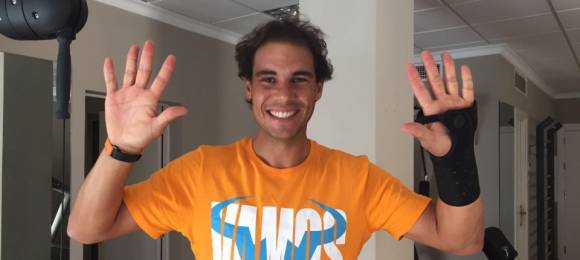 Rafa Nadal envi un mensaje de agradecimiento a sus ms de 10 millones de seguidores en Twitter