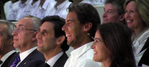 Rafael Nadal fue el invitado de lujo al evento Becas Podium 2016
