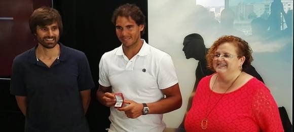 Nadal recibi la insignia OlmpicsIB