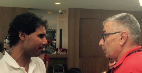 Tomeu Terrasa entrevistado a Rafa Nadal antes de Ro 2016