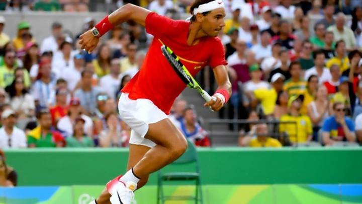 Nadal se mostr elctrico de piernas en el dobles olmpico de Ro en los cuartos de final (C) USA Today