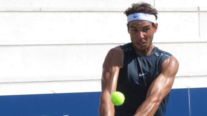 Los abultados bceps de Rafa Nadal han levantado sospechas de doping a lo largo de su carrera (C) RafasPuepppy via Twitter