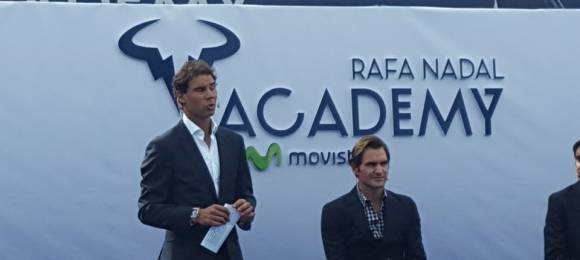 Declaraciones de Nadal en la presentacin de la Academia Rafa Nadal