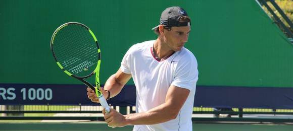 Entreno de Nadal en el Masters de Shanghai - 11 de Octubre 2016
