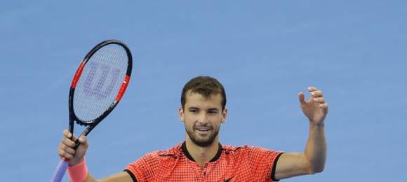 Grigor Dimitrov durante el China Open 2016