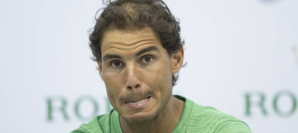 Nadal en la rueda de prensa previo a debutar en el Masters 1.000 de Shanghai