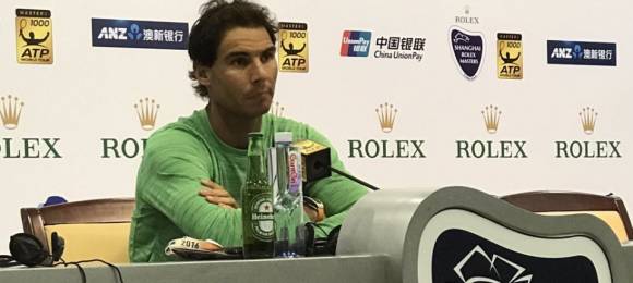 Nadal en rueda de prensa previo al torneo de Shanghai