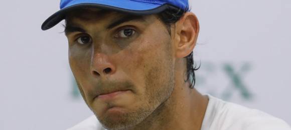 Nadal en rueda de prensa tras perder con Troicki Pict. 2 - R2 Shanghai 2016