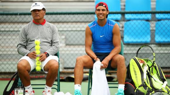 Nadal y su to conversan durante los Juegos de Ro 2016
