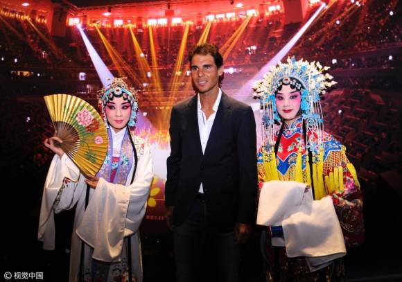 Recibimiento con todos los honores para Rafa Nadal por el China Open