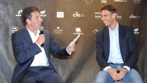 Declaraciones de Nadal y Olazbal durante el Olazbal Nadal Invitational 2016