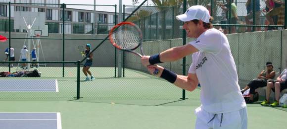 Murray y Nadal entrenando en Manacor - Verano 2016