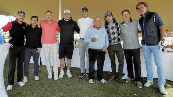 Nadal y Ronaldo practicando golf en Mallorca 11-Nov-2016