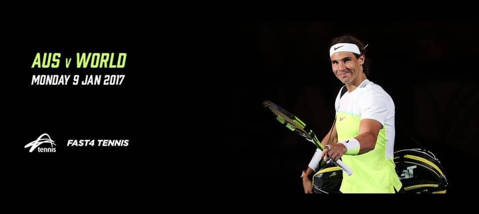 Rafa Nadal jugar de nuevo Fast4 en Aus vs World - Sydney 2017