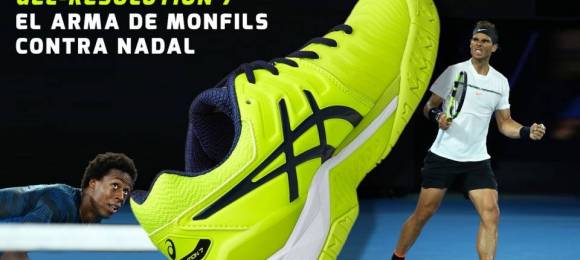 Gael Monfils utiliz una poderosa arma contra Nadal en Australia