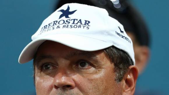 Toni Nadal durante el pasado torneo ATP en Brisbane 2017