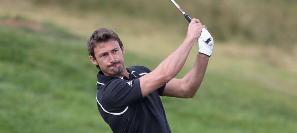 Juan Carlos Ferrero durante el torneo de golf del Open de Espaa 2013 en Valencia