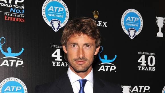 Juan Carlos Ferrero en su acto oficial de la ATP en 2013, en el Waldorf Astoria en Nueva York