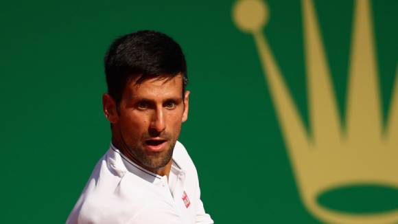 Djokovic durante el Masters 1.000 de Montecarlo 2017