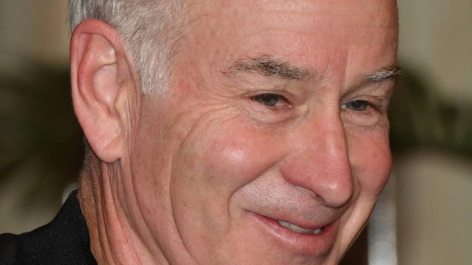 John McEnroe durante un evento benfico para la fundacin contra el SIDA de Elton John en las Vegas 2016