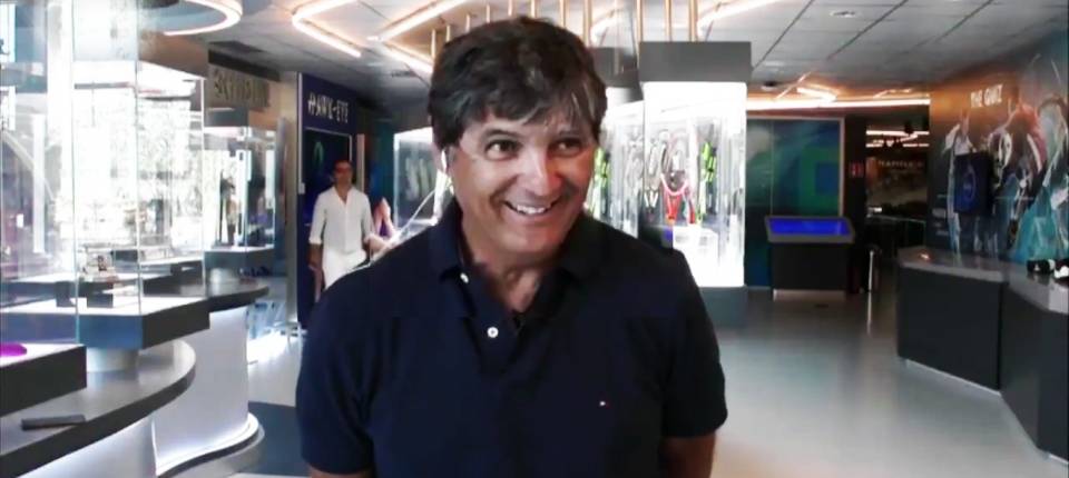 Toni Nadal en una entrevista en Movistar+