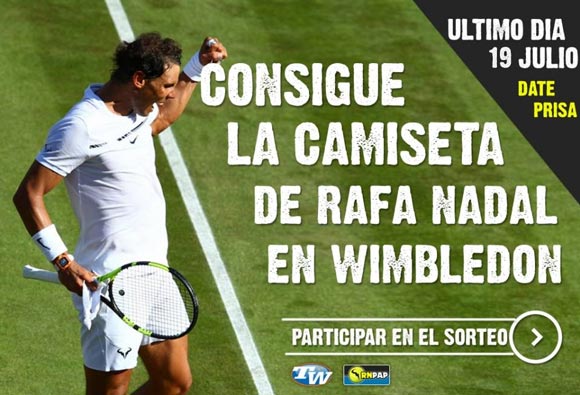 Sorteo de la camiseta de Nadal en Wimbledon 2017