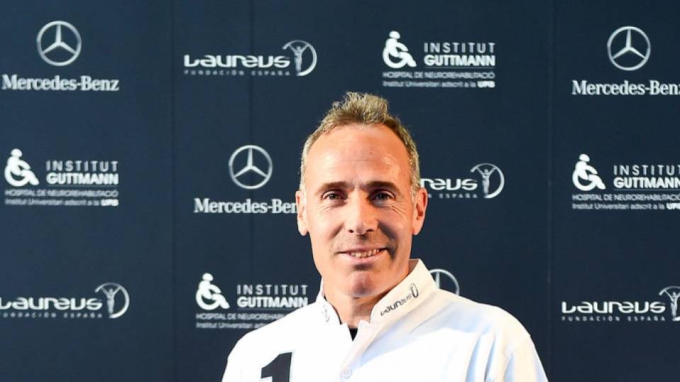 Alex Corretja como embajador de la Fundacin Laureus Espaa en 2015