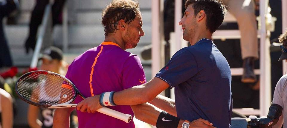 Djokovic felicitaba a Nadal por su victoria en el Masters de Roma 2017