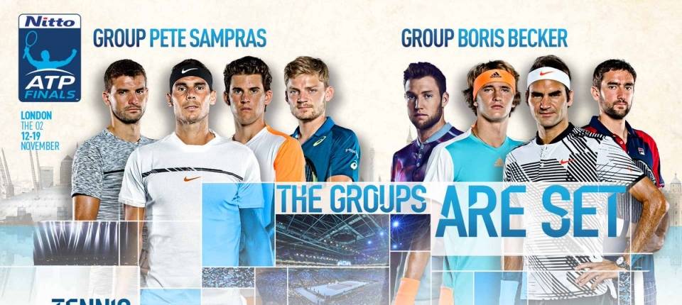 Los 8 contendientes del Nitto ATP World Tour Finals 2017