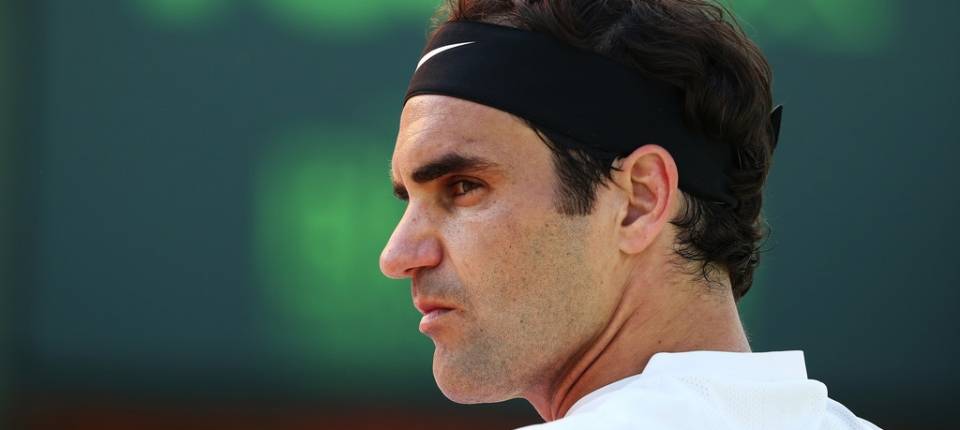 Roger Federer durante el pasado Abierto de Australia 2018