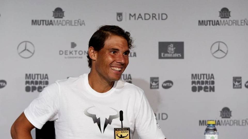 Nadal en la rueda de prensa post-partido vs Monfils - R2 Madrid Open 2018