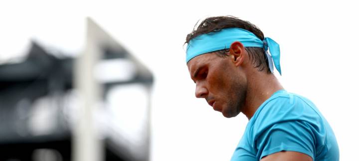 As de concentrado se mostr Nadal contra Guido Pella en la segunda ronda de Roland Garros (C) Getty Images