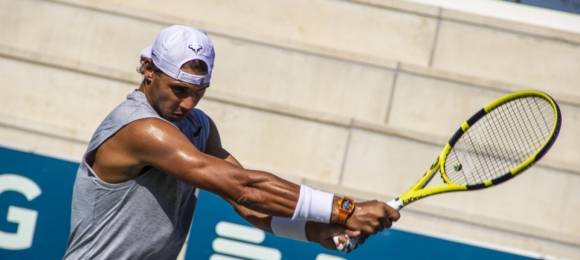 Rafa Nadal regres a los entrenamientos este martes 24 de julio 2018
