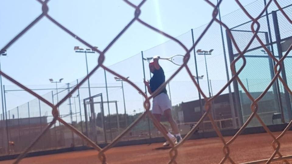 Rafa Nadal entrenando en arcilla en su academia - 27 marzo 2019