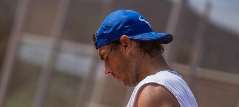 Nadal en su segunda semana de entrenamiento en Manacor