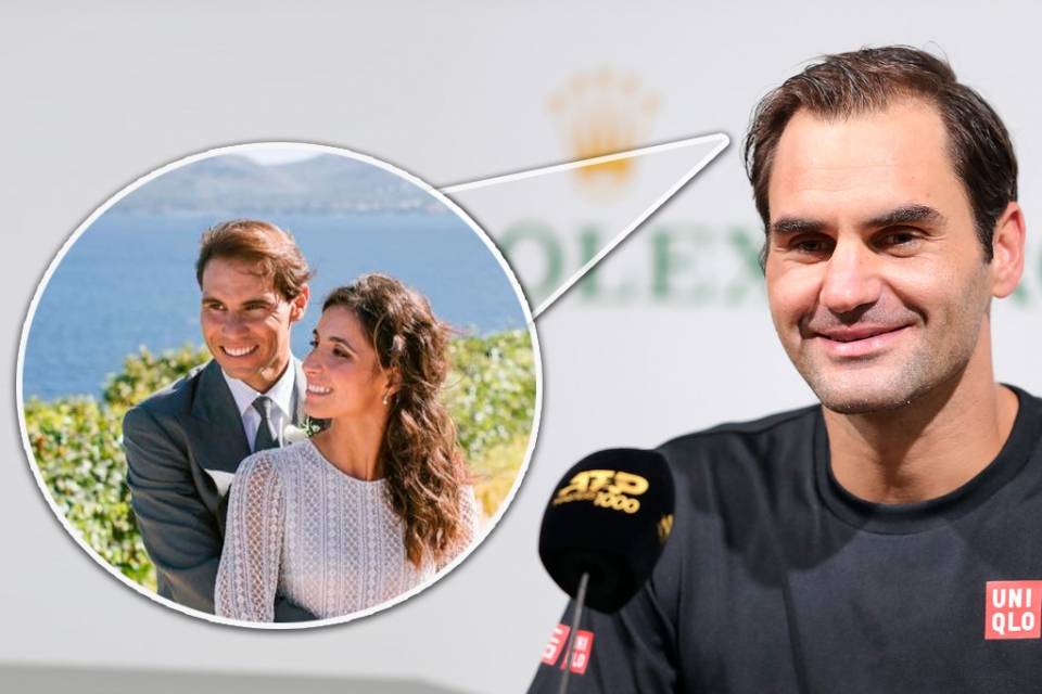 Roger Federer en una entrevista en el pasado Masters de Shanghai