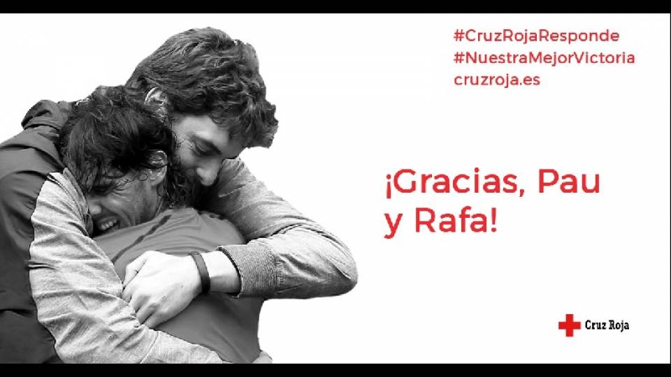 Rafa Nadal junto a Pau Gasol lanzan una campaa para la lucha contra el coronavirus