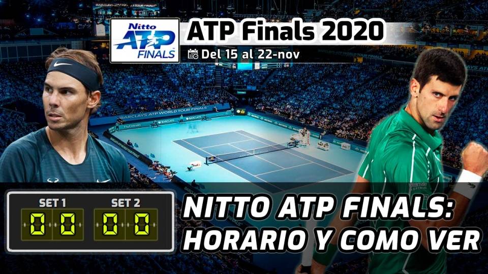 Nitto ATP Finals 2020, del 15 al 22 de noviembre con Rafa Nadal y Novak Djokovic