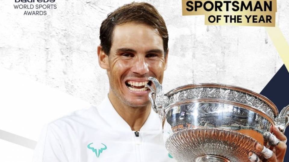 Rafa Nadal, nominado a los Premios Laureus 2021