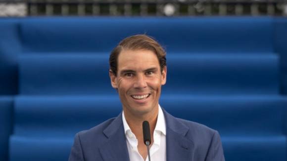 Nadal durante la Graduacin de su Academia en Manacor - junio 2021