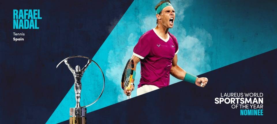 Rafa Nadal ha sido nominado en los Premios Laureus 2023